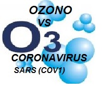 OZONO VS CORONAVIRUS SARS COV 1